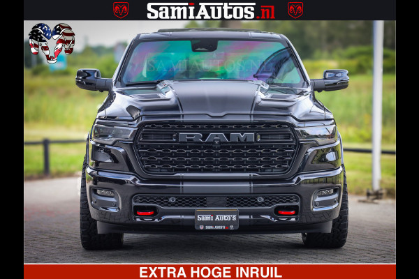 Dodge Ram 1500 Limited Night High Output 540HP 706Nm | Massage + Full Option | De Meest Luxe en Volle Pick-Up in zijn Klasse | Comfortabele Dubbele Cabine met Royale 5 Zitplaatsen | BPM vrij | Nu Leverbaar uit Voorraad | Voorraad Nr 2326 - 5169