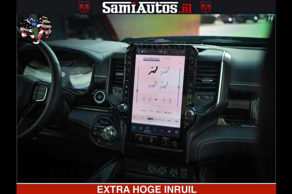 Dodge Ram 1500 Limited Night High Output 540HP 706Nm | Massage + Full Option | De Meest Luxe en Volle Pick-Up in zijn Klasse | Comfortabele Dubbele Cabine met Royale 5 Zitplaatsen | BPM vrij | Nu Leverbaar uit Voorraad | Voorraad Nr 2326 - 5169