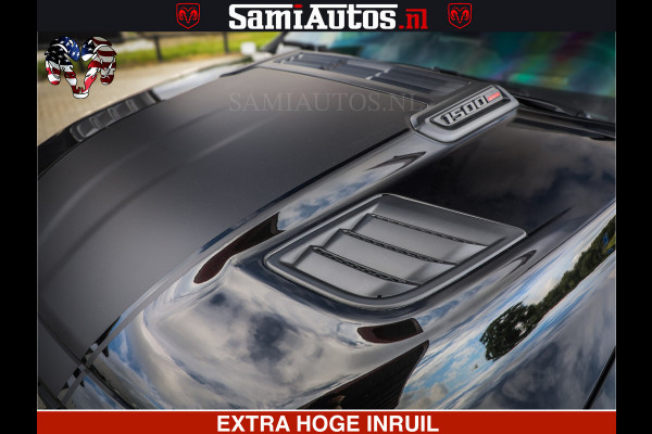 Dodge Ram 1500 Limited Night High Output 540HP 706Nm | Massage + Full Option | De Meest Luxe en Volle Pick-Up in zijn Klasse | Comfortabele Dubbele Cabine met Royale 5 Zitplaatsen | BPM vrij | Nu Leverbaar uit Voorraad | Voorraad Nr 2326 - 5169