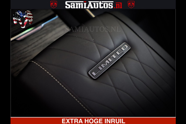 Dodge Ram 1500 Limited Night High Output 540HP 706Nm | Massage + Full Option | De Meest Luxe en Volle Pick-Up in zijn Klasse | Comfortabele Dubbele Cabine met Royale 5 Zitplaatsen | BPM vrij | Nu Leverbaar uit Voorraad | Voorraad Nr 2326 - 5169