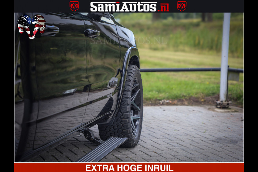 Dodge Ram 1500 Limited Night High Output 540HP 706Nm | Massage + Full Option | De Meest Luxe en Volle Pick-Up in zijn Klasse | Comfortabele Dubbele Cabine met Royale 5 Zitplaatsen | BPM vrij | Nu Leverbaar uit Voorraad | Voorraad Nr 2326 - 5169