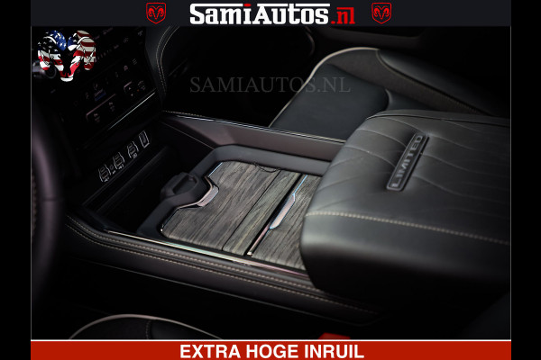 Dodge Ram 1500 Limited Night High Output 540HP 706Nm | Massage + Full Option | De Meest Luxe en Volle Pick-Up in zijn Klasse | Comfortabele Dubbele Cabine met Royale 5 Zitplaatsen | BPM vrij | Nu Leverbaar uit Voorraad | Voorraad Nr 2326 - 5169