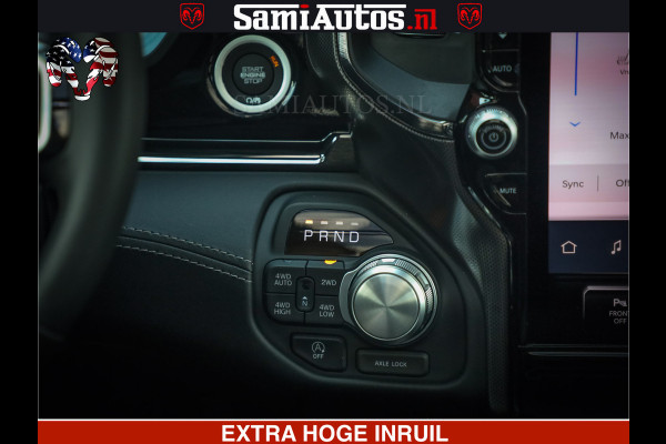 Dodge Ram 1500 Limited Night High Output 540HP 706Nm | Massage + Full Option | De Meest Luxe en Volle Pick-Up in zijn Klasse | Comfortabele Dubbele Cabine met Royale 5 Zitplaatsen | BPM vrij | Nu Leverbaar uit Voorraad | Voorraad Nr 2326 - 5169