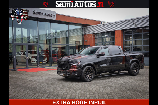 Dodge Ram COBRA EDITION | 1500 Limited Night High Output 540HP 706Nm | Massage + Full Option | De Meest Luxe en Volle Pick-Up in zijn Klas Comfortabele Dubbele Cabine met Royale 5 Zitplaatsen | BPM vrij | Nu Leverbaar uit Voorraad | Voorraad Nr 2292 - 5178 | Cobra package is meerprijs |