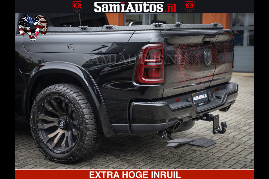 Dodge Ram COBRA EDITION | 1500 Limited Night High Output 540HP 706Nm | Massage + Full Option | De Meest Luxe en Volle Pick-Up in zijn Klas Comfortabele Dubbele Cabine met Royale 5 Zitplaatsen | BPM vrij | Nu Leverbaar uit Voorraad | Voorraad Nr 2292 - 5178 | Cobra package is meerprijs |