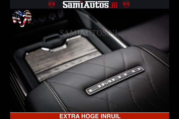 Dodge Ram COBRA EDITION | 1500 Limited Night High Output 540HP 706Nm | Massage + Full Option | De Meest Luxe en Volle Pick-Up in zijn Klas Comfortabele Dubbele Cabine met Royale 5 Zitplaatsen | BPM vrij | Nu Leverbaar uit Voorraad | Voorraad Nr 2292 - 5178 | Cobra package is meerprijs |