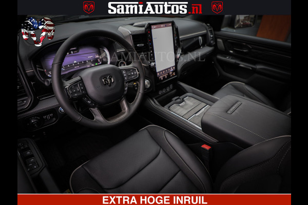 Dodge Ram COBRA EDITION | 1500 Limited Night High Output 540HP 706Nm | Massage + Full Option | De Meest Luxe en Volle Pick-Up in zijn Klas Comfortabele Dubbele Cabine met Royale 5 Zitplaatsen | BPM vrij | Nu Leverbaar uit Voorraad | Voorraad Nr 2292 - 5178 | Cobra package is meerprijs |