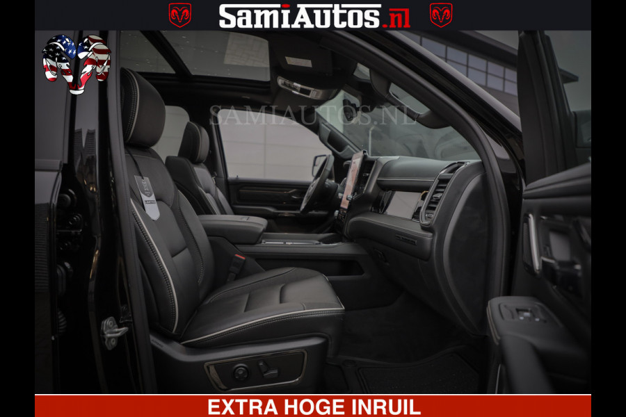Dodge Ram COBRA EDITION | 1500 Limited Night High Output 540HP 706Nm | Massage + Full Option | De Meest Luxe en Volle Pick-Up in zijn Klas Comfortabele Dubbele Cabine met Royale 5 Zitplaatsen | BPM vrij | Nu Leverbaar uit Voorraad | Voorraad Nr 2292 - 5178 | Cobra package is meerprijs |