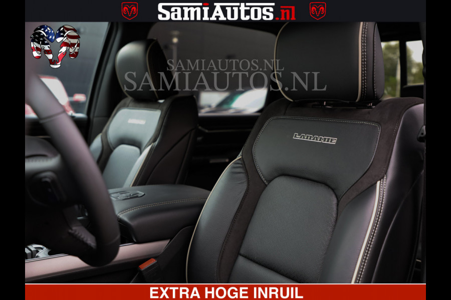 Dodge Ram 1500 Laramie Sport | V8 5,7 402 HP | Krachtige Hemi | Panorama Dak | 12' Scherm | Comfortabele Dubbele Cabine met Royale 5 Zitplaatsen | BPM vrij | Nu Leverbaar uit Voorraad | Voorraad Nr 2526-41272