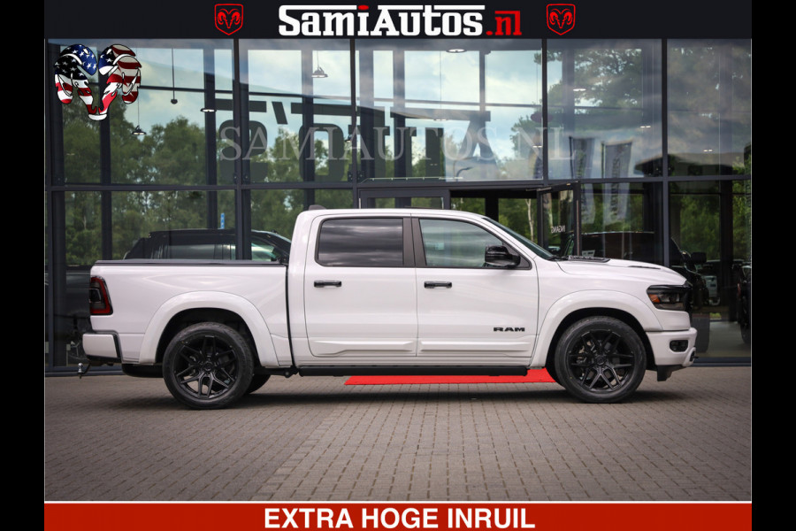 Dodge Ram 1500 Laramie Sport | V8 5,7 402 HP | Krachtige Hemi | Panorama Dak | 12' Scherm | Comfortabele Dubbele Cabine met Royale 5 Zitplaatsen | BPM vrij | Nu Leverbaar uit Voorraad | Voorraad Nr 2526-41272
