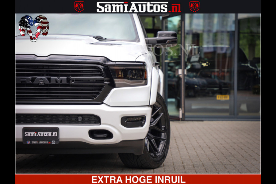 Dodge Ram 1500 Laramie Sport | V8 5,7 402 HP | Krachtige Hemi | Panorama Dak | 12' Scherm | Comfortabele Dubbele Cabine met Royale 5 Zitplaatsen | BPM vrij | Nu Leverbaar uit Voorraad | Voorraad Nr 2526-41272