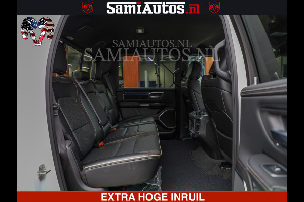 Dodge Ram 1500 Laramie Sport | V8 5,7 402 HP | Krachtige Hemi | Panorama Dak | 12' Scherm | Comfortabele Dubbele Cabine met Royale 5 Zitplaatsen | BPM vrij | Nu Leverbaar uit Voorraad | Voorraad Nr 2526-41272