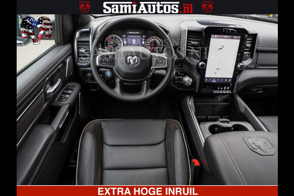 Dodge Ram 1500 Laramie Sport | V8 5,7 402 HP | Krachtige Hemi | Panorama Dak | 12' Scherm | Comfortabele Dubbele Cabine met Royale 5 Zitplaatsen | BPM vrij | Nu Leverbaar uit Voorraad | Voorraad Nr 2526-41272