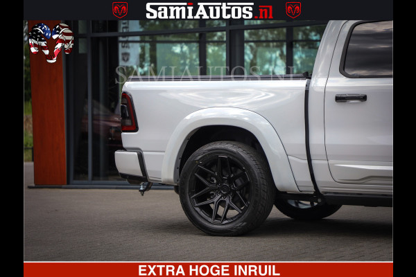 Dodge Ram 1500 Laramie Sport | V8 5,7 402 HP | Krachtige Hemi | Panorama Dak | 12' Scherm | Comfortabele Dubbele Cabine met Royale 5 Zitplaatsen | BPM vrij | Nu Leverbaar uit Voorraad | Voorraad Nr 2526-41272