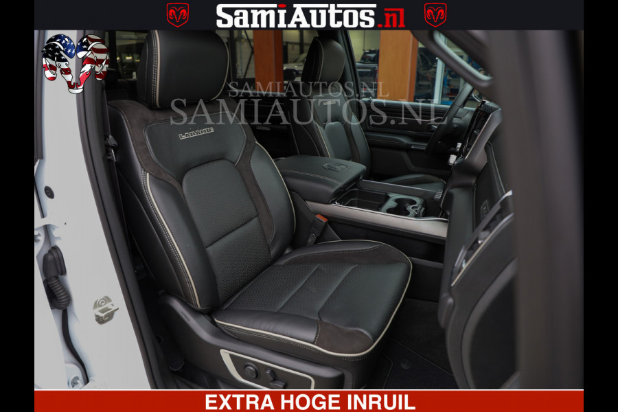 Dodge Ram 1500 Laramie Sport | V8 5,7 402 HP | Krachtige Hemi | Panorama Dak | 12' Scherm | Comfortabele Dubbele Cabine met Royale 5 Zitplaatsen | BPM vrij | Nu Leverbaar uit Voorraad | Voorraad Nr 2526-41272
