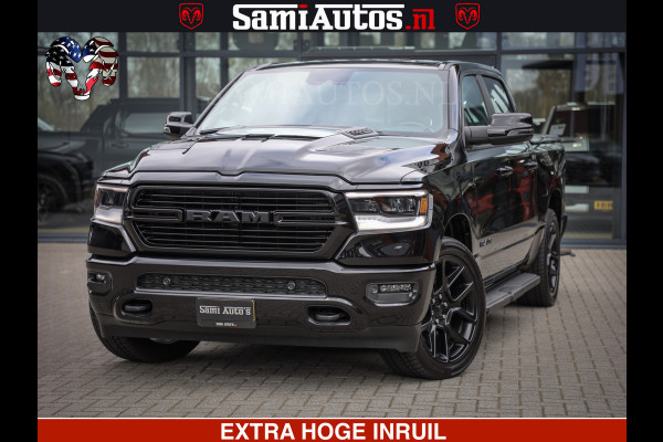 Dodge Ram 1500 LARAMIE SPORT 4X4 5.7 V8 | PRINS LPG | CAMERA | APPLE CARPLAY | 3500KG | FULL LED | CRUISE | MEMORY SEATS | LEDER | DUBBELE CABINE | CREWCAB Voorraad Nr: 2529 - 641277