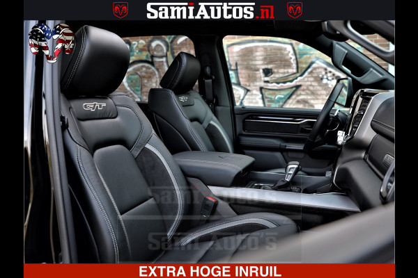 Dodge Ram 1500 GT EDITION HULK TRX PACK | 5.7 HEMI V8 402PK | VIRTUAL COCKPIT | HEAD-UP | ADAPTIVE CRUISE | 360 CAMERA | VOLLE UITVOERING  Comfortabele Dubbele Cabine met Royale 5 Zitplaatsen |