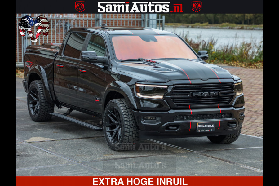 Dodge Ram 1500 GT EDITION HULK TRX PACK | 5.7 HEMI V8 402PK | VIRTUAL COCKPIT | HEAD-UP | ADAPTIVE CRUISE | 360 CAMERA | VOLLE UITVOERING  Comfortabele Dubbele Cabine met Royale 5 Zitplaatsen |