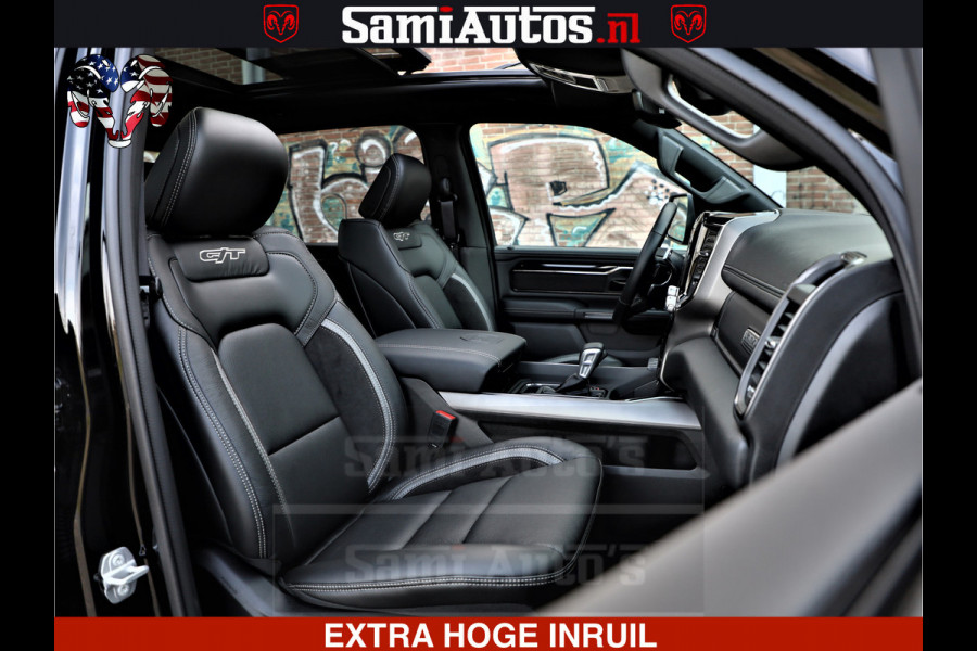Dodge Ram 1500 GT EDITION HULK TRX PACK | 5.7 HEMI V8 402PK | VIRTUAL COCKPIT | HEAD-UP | ADAPTIVE CRUISE | 360 CAMERA | VOLLE UITVOERING  Comfortabele Dubbele Cabine met Royale 5 Zitplaatsen |