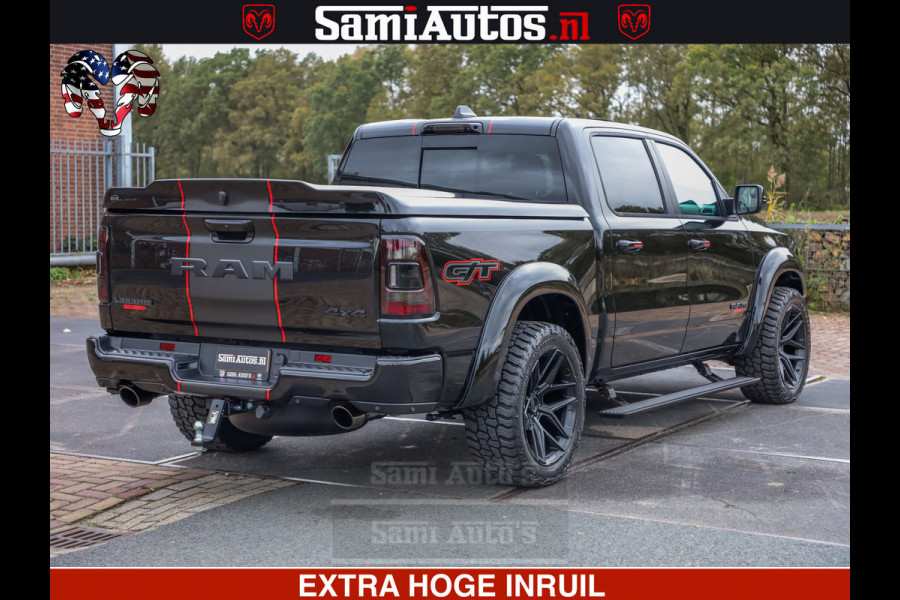Dodge Ram 1500 GT EDITION HULK TRX PACK | 5.7 HEMI V8 402PK | VIRTUAL COCKPIT | HEAD-UP | ADAPTIVE CRUISE | 360 CAMERA | VOLLE UITVOERING  Comfortabele Dubbele Cabine met Royale 5 Zitplaatsen |