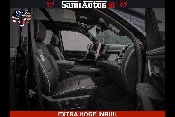 Dodge Ram 1500 Limited Night H.O 540HP 706Nm | Massage + Full Option | De Meest Luxe en Volle Pick-Up in zijn Klasse | Comfortabele Dubbele Cabine met Royale 5 Zitplaatsen | BPM vrij | Nu Leverbaar uit Voorraad | Voorraad Nr 2295 - 8559