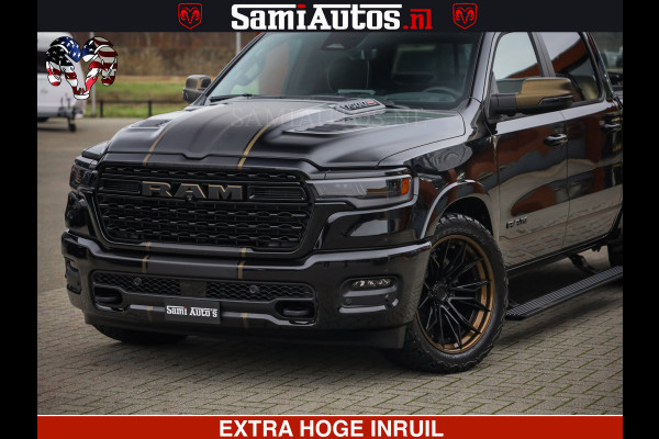 Dodge Ram 1500 Limited Night H.O 540HP 706Nm | Massage + Full Option | De Meest Luxe en Volle Pick-Up in zijn Klasse | Comfortabele Dubbele Cabine met Royale 5 Zitplaatsen | BPM vrij | Nu Leverbaar uit Voorraad | Voorraad Nr 2370 - 5411