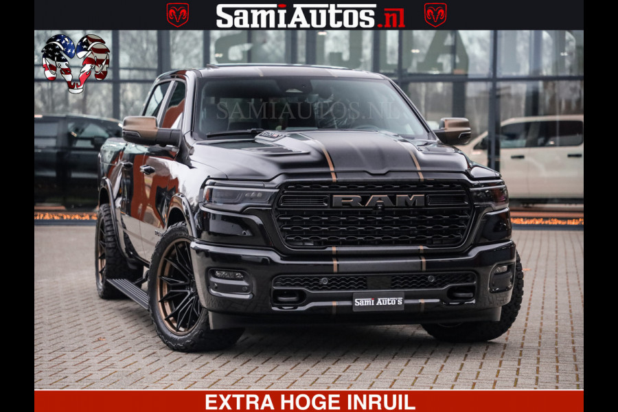 Dodge Ram 1500 Limited Night H.O 540HP 706Nm | Massage + Full Option | De Meest Luxe en Volle Pick-Up in zijn Klasse | Comfortabele Dubbele Cabine met Royale 5 Zitplaatsen | BPM vrij | Nu Leverbaar uit Voorraad | Voorraad Nr 2370 - 5411
