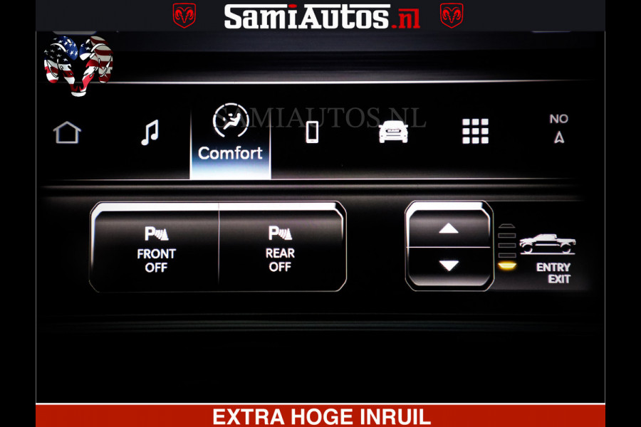Dodge Ram 1500 Limited Night H.O 540HP 706Nm | Massage + Full Option | De Meest Luxe en Volle Pick-Up in zijn Klasse | Comfortabele Dubbele Cabine met Royale 5 Zitplaatsen | BPM vrij | Nu Leverbaar uit Voorraad | Voorraad Nr 2370 - 5411