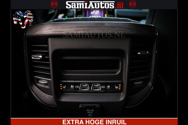 Dodge Ram 1500 Limited Night H.O 540HP 706Nm | Massage + Full Option | De Meest Luxe en Volle Pick-Up in zijn Klasse | Comfortabele Dubbele Cabine met Royale 5 Zitplaatsen | BPM vrij | Nu Leverbaar uit Voorraad | Voorraad Nr 2370 - 5411