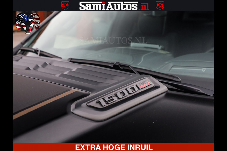 Dodge Ram 1500 Limited Night H.O 540HP 706Nm | Massage + Full Option | De Meest Luxe en Volle Pick-Up in zijn Klasse | Comfortabele Dubbele Cabine met Royale 5 Zitplaatsen | BPM vrij | Nu Leverbaar uit Voorraad | Voorraad Nr 2370 - 5411