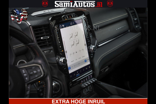Dodge Ram 1500 LIMITED NIGHT | FEUL WHEELS | BOM VOL | 5.7 V8 4x4 | TOP STAAT | DUBBELE CABINE | MWK | XB9 | HUD | Deze RAM is momenteel in gebruik door ons. Gelieve ons te informeren indien u de pick-up wenst te bezichtigen.