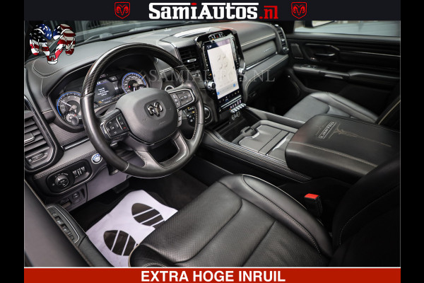 Dodge Ram 1500 LIMITED NIGHT | FEUL WHEELS | BOM VOL | 5.7 V8 4x4 | TOP STAAT | DUBBELE CABINE | MWK | XB9 | HUD | Deze RAM is momenteel in gebruik door ons. Gelieve ons te informeren indien u de pick-up wenst te bezichtigen.