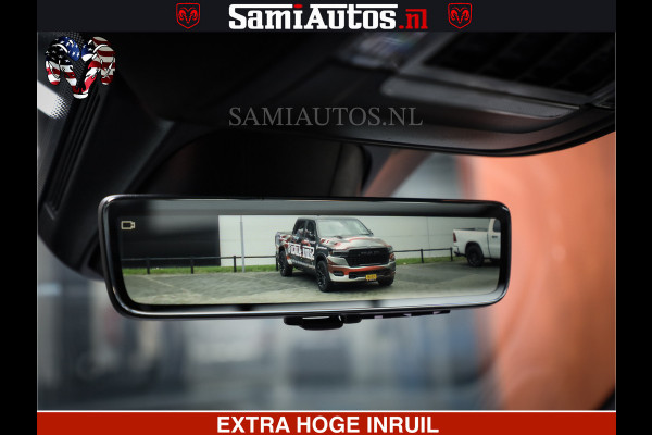Dodge Ram 1500 LIMITED NIGHT | FEUL WHEELS | BOM VOL | 5.7 V8 4x4 | TOP STAAT | DUBBELE CABINE | MWK | XB9 | HUD | Deze RAM is momenteel in gebruik door ons. Gelieve ons te informeren indien u de pick-up wenst te bezichtigen.