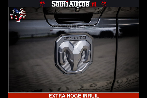 Dodge Ram 1500 LIMITED NIGHT | FEUL WHEELS | BOM VOL | 5.7 V8 4x4 | TOP STAAT | DUBBELE CABINE | MWK | XB9 | HUD | Deze RAM is momenteel in gebruik door ons. Gelieve ons te informeren indien u de pick-up wenst te bezichtigen.