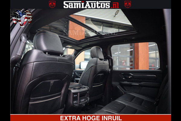 Dodge Ram 1500 LIMITED NIGHT | FEUL WHEELS | BOM VOL | 5.7 V8 4x4 | TOP STAAT | DUBBELE CABINE | MWK | XB9 | HUD | Deze RAM is momenteel in gebruik door ons. Gelieve ons te informeren indien u de pick-up wenst te bezichtigen.