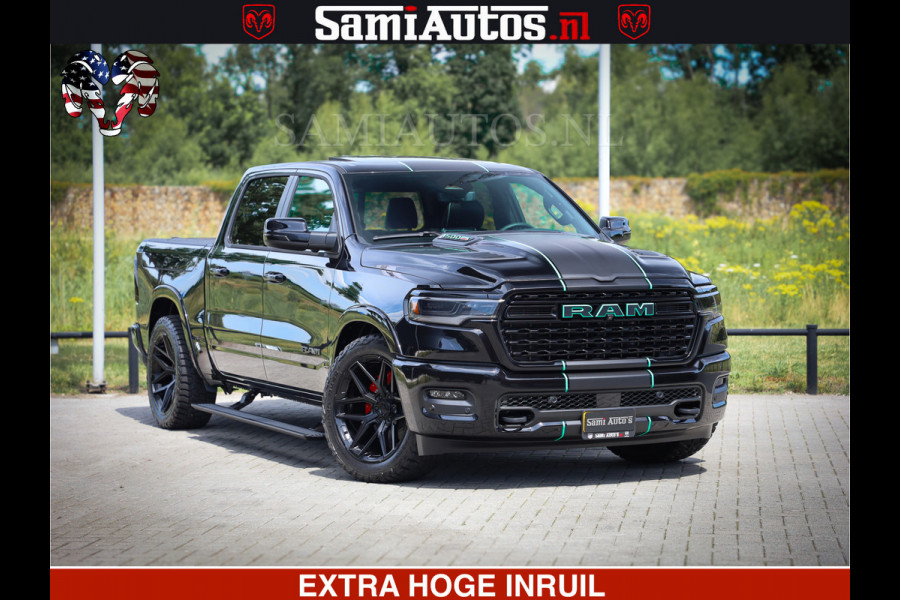 Dodge Ram 1500 Limited H.O 540HP 706Nm | Massage + Full Option | De Meest Luxe en Volle Pick-Up in zijn Klasse | Comfortabele Dubbele Cabine met Royale 5 Zitplaatsen | BPM vrij | Nu Leverbaar uit Voorraad | Voorraad Nr 2304 - 8540
