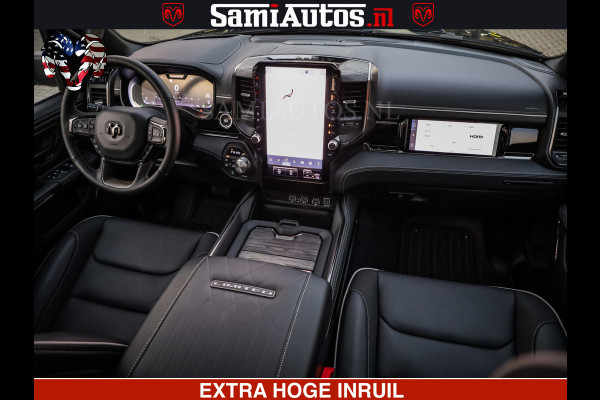 Dodge Ram 1500 Limited H.O 540HP 706Nm | Massage + Full Option | De Meest Luxe en Volle Pick-Up in zijn Klasse | Comfortabele Dubbele Cabine met Royale 5 Zitplaatsen | BPM vrij | Nu Leverbaar uit Voorraad | Voorraad Nr 2304 - 8540
