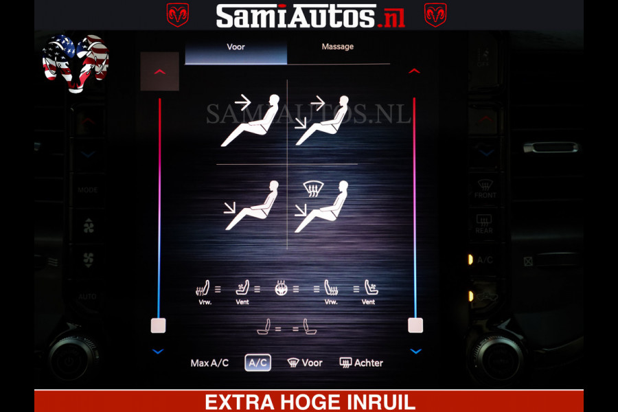 Dodge Ram 1500 Limited H.O 540HP 706Nm | Massage + Full Option | De Meest Luxe en Volle Pick-Up in zijn Klasse | Comfortabele Dubbele Cabine met Royale 5 Zitplaatsen | BPM vrij | Nu Leverbaar uit Voorraad | Voorraad Nr 2304 - 8540