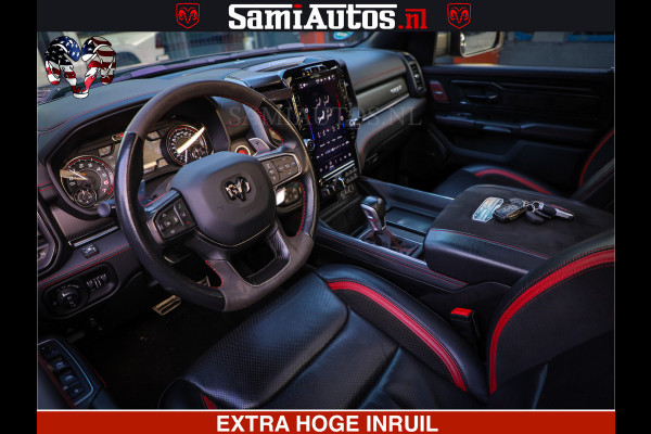 Dodge Ram 1500 TRX OLEA GREEN HELLCAT 6.2 V8 712PK | CARBON PACK | RODE STIKSELS | BOM VOL | 4PLAY WHEELS | DUBBELE CABINE | 5 PERSOONS DC | DE MOOISTE VAN NL |