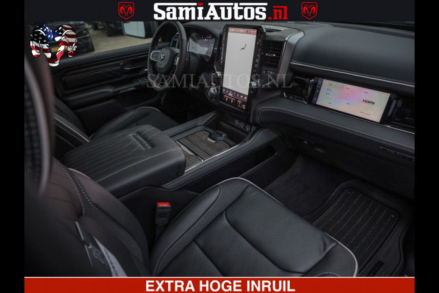 Dodge Ram 1500 Limited Night High Output 540HP 706Nm | Massage + Full Option | De Meest Luxe en Volle Pick-Up in zijn Klasse | Comfortabele Dubbele Cabine met Royale 5 Zitplaatsen | BPM vrij | Nu Leverbaar uit Voorraad | Voorraad Nr 2324 - 5142