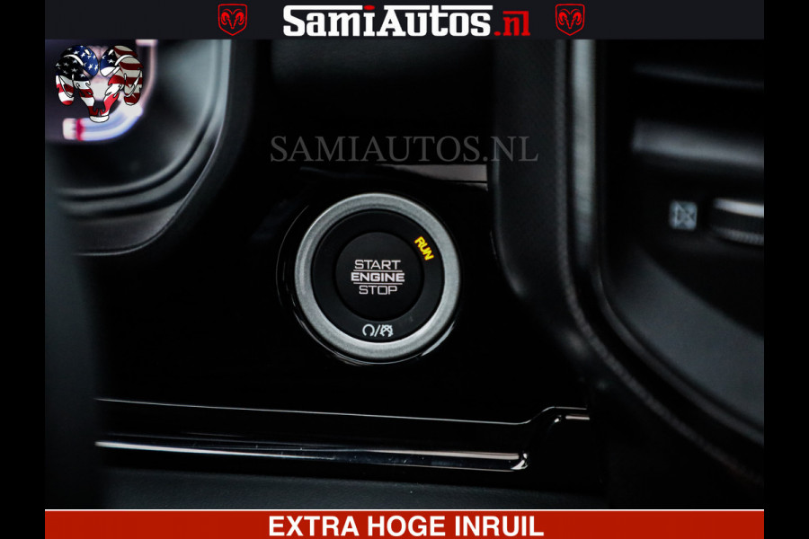 Dodge Ram 1500 Limited Night High Output 540HP 706Nm | Massage + Full Option | De Meest Luxe en Volle Pick-Up in zijn Klasse | Comfortabele Dubbele Cabine met Royale 5 Zitplaatsen | BPM vrij | Nu Leverbaar uit Voorraad | Voorraad Nr 2324 - 5142