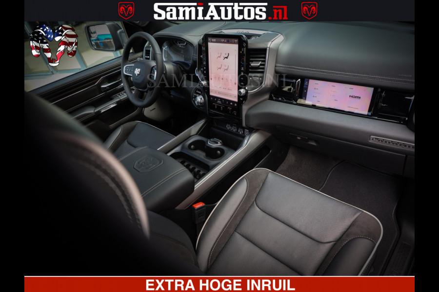Dodge Ram 1500 Night Premium | Full Option | De Meest Luxe Pick-Up in zijn Klasse | Comfortabele Dubbele Cabine met Royale 5 Zitplaatsen | BPM vrij | Nu Leverbaar uit Voorraad | Voorraad Nr 2285 - 7648