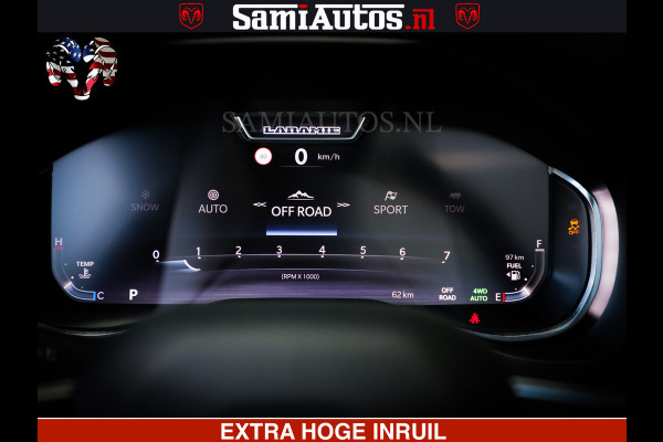 Dodge Ram 1500 Night Premium | Full Option | De Meest Luxe Pick-Up in zijn Klasse | Comfortabele Dubbele Cabine met Royale 5 Zitplaatsen | BPM vrij | Nu Leverbaar uit Voorraad | Voorraad Nr 2285 - 7648