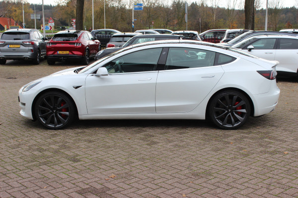 Tesla Model 3 Performance AWD 75 kWh / SoH 90.3% / Autopilot / Panoramadak / Camera / Leder / 20'' / Leder / Premium Audio