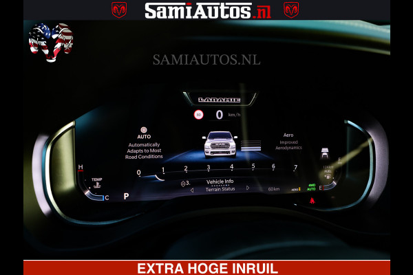 Dodge Ram 1500 Night Premium | Full Option | De Meest Luxe Pick-Up in zijn Klasse | Comfortabele Dubbele Cabine met Royale 5 Zitplaatsen | BPM vrij | Nu Leverbaar uit Voorraad | Voorraad Nr 2287 - 3384