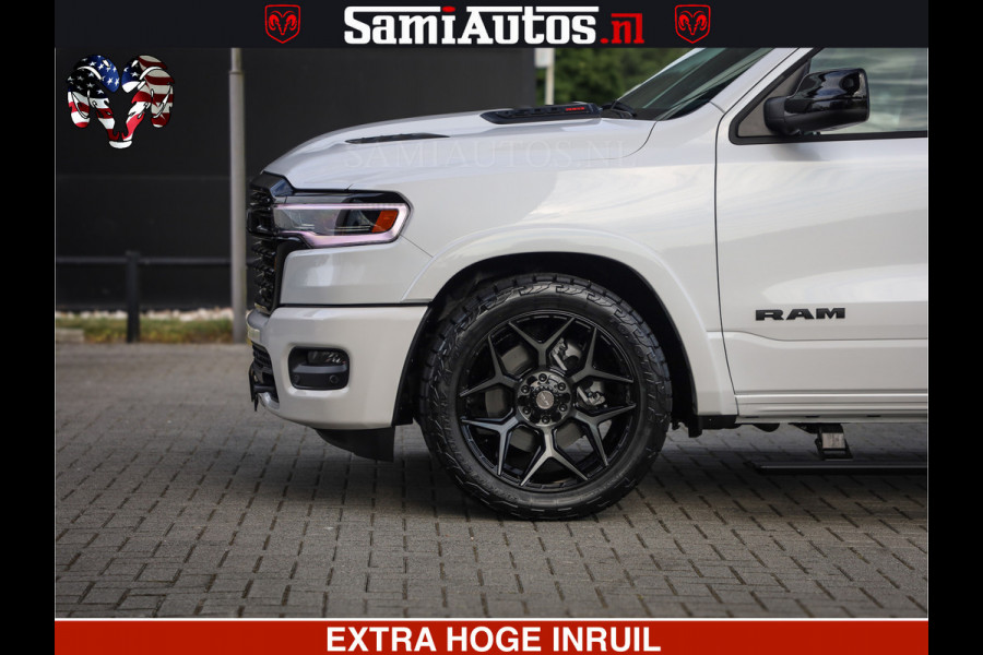 Dodge Ram 1500 1500 Limited Night High Output 540HP 706Nm | Massage + Full Option | De Meest Luxe en Volle Pick-Up in zijn Klasse | Comfortabele Dubbele Cabine met Royale 5 Zitplaatsen | BPM vrij | Nu Leverbaar uit Voorraad | Voorraad Nr 2298 - 7479