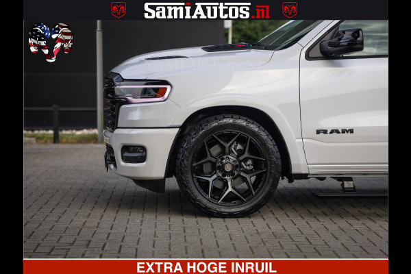 Dodge Ram 1500 1500 Limited Night High Output 540HP 706Nm | Massage + Full Option | De Meest Luxe en Volle Pick-Up in zijn Klasse | Comfortabele Dubbele Cabine met Royale 5 Zitplaatsen | BPM vrij | Nu Leverbaar uit Voorraad | Voorraad Nr 2298 - 7479