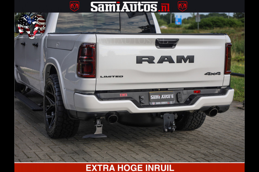 Dodge Ram 1500 1500 Limited Night High Output 540HP 706Nm | Massage + Full Option | De Meest Luxe en Volle Pick-Up in zijn Klasse | Comfortabele Dubbele Cabine met Royale 5 Zitplaatsen | BPM vrij | Nu Leverbaar uit Voorraad | Voorraad Nr 2298 - 7479