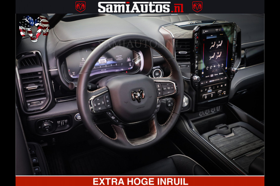 Dodge Ram 1500 1500 Limited Night High Output 540HP 706Nm | Massage + Full Option | De Meest Luxe en Volle Pick-Up in zijn Klasse | Comfortabele Dubbele Cabine met Royale 5 Zitplaatsen | BPM vrij | Nu Leverbaar uit Voorraad | Voorraad Nr 2298 - 7479