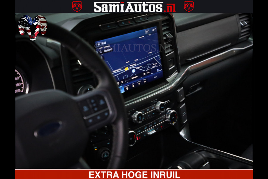 Dodge Ram FORD F150 BLACK OPS | 5.0 V8 406PK | 360 CAMERA | UITLAAT KLEP | BEDSLIDE | CREW CAB | LEDER | CREW CAB | DUBBELE CABINE | 5 PERSOONS | DC | GRIJSKENTEKEN |